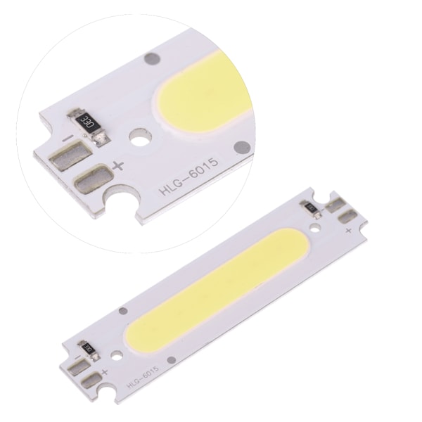 10-pack DC 12V 2W COB-chip ljuskälla för DIY LED-lampor, belysningsarmaturer och bilbelysning (vit)
