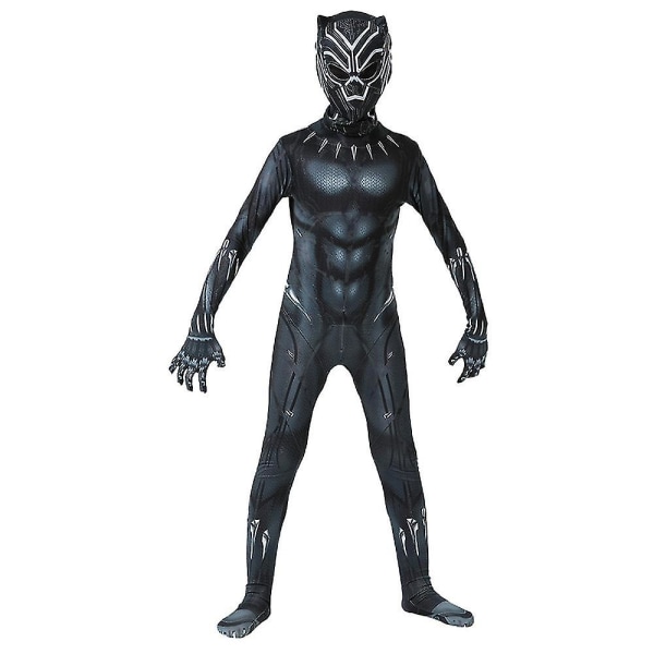 Halloween Kids Black Panther Cosplay Cosplay Jumpsuit 150