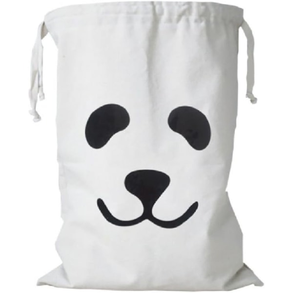 Förvaringspåsar med dragsko för kläder, Canvas Hammer Tvättväskor med snören leksaker, Resväskor, 1 st Panda,