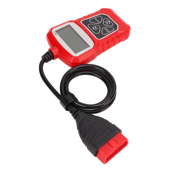 OBD2 Scanner Bilkodeaflæser Multifunktionelt Diagnostisk Værktøj til Biler SUV'er Lettere Lastbiler Rød