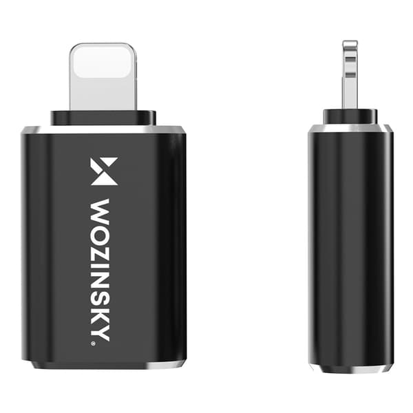 Wozinsky OTG USB-adapteri Lightning–USB -[ht] Sort