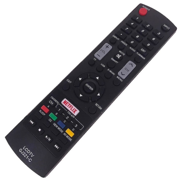 fjärrkontroll för Sharp Led Tv Gj221-c Lc-43le653u Lc-48le653u Lc-55le653u