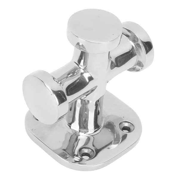 63 mm båtklampe pullert 316 rustfritt stål polert overflate enkel kryss pullert for yachter, båter, fiskebåter