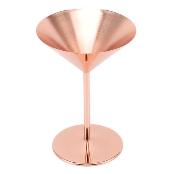 Martini-glas i rustfrit stål, finpoleret, rustfrit, elegante, moderne martini-glas til hoteller og barer[ht]