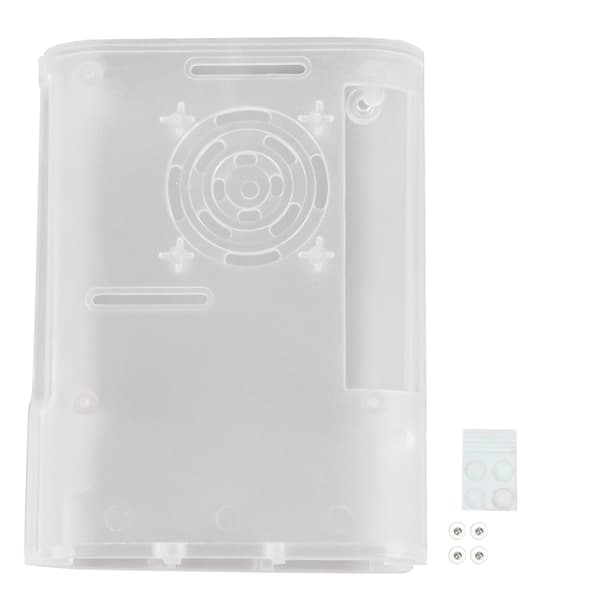 Raspberry Pi 4 Modell B ABS-fodral Mikrodator Kylskal Halkskyddsmatta