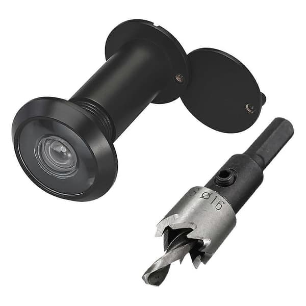[HT]220-graders solid dørkikkert med 16 mm bor, 16 mm dørkikkert for dørtykkelse fra 2,5 cm