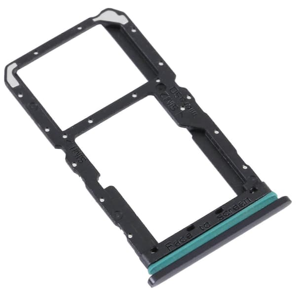 Til OPPO Reno SIM + SIM / Micro SD-kortbakke Black