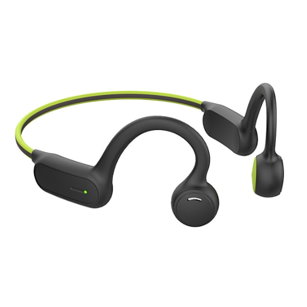 Vedenpitävät Bluetooth 5.0 Bone Conduction -korvakuulokkeet (musta ja vihreä)