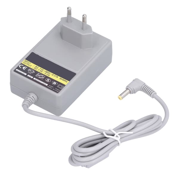 PS1 Lader EU-plugg Slitesterk Bærbar Strømadapter med Ledning til Playstation 1 Konsoll[ht]