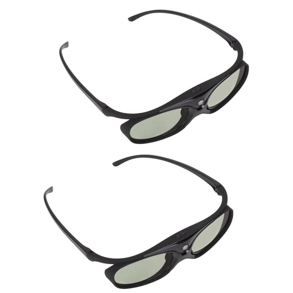 3D Active Shutter Briller til 144Hz DLP Link LCD Projektorer 2 Pak