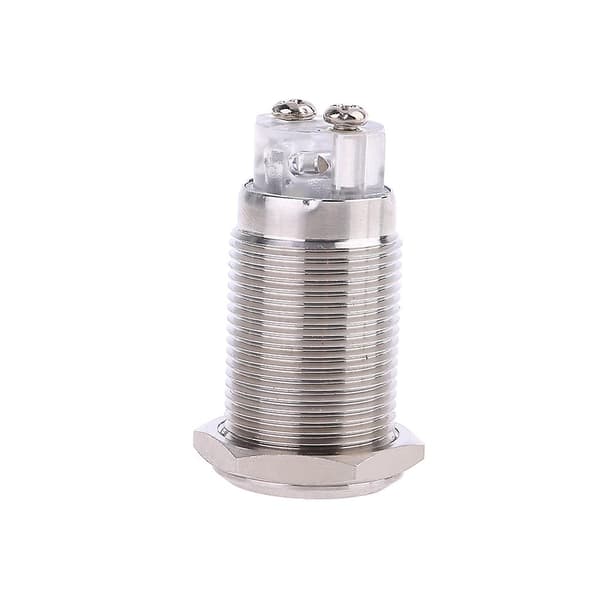 16 mm alarm elektronisk piezo buzzer 12V rustfrit stål blitzlys size