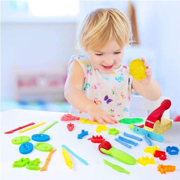 26. farve mudderværktøjsstøbeform sæt børns legetøjsform modellering A