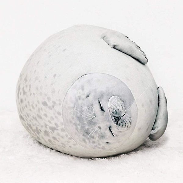 60 cm Seal Animal Tyyny, Pullea Blob Seal Tyyny Söpö Seal Täytetyt Eläin Puuvilla Pehmolelu Tyyny Mukava A
