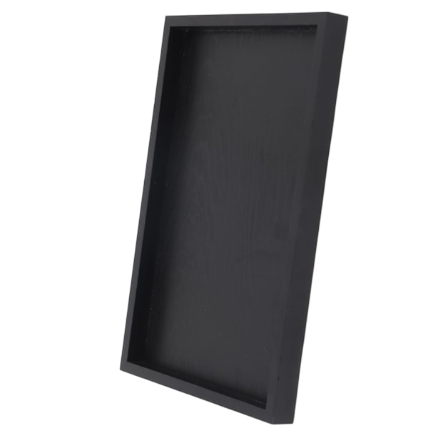 Rektangulær Serveringsbrett i Massivt Tre for Te, Kaffe og Snacks - 30x20x2cm Restauranttallerken 30*20*2cm
