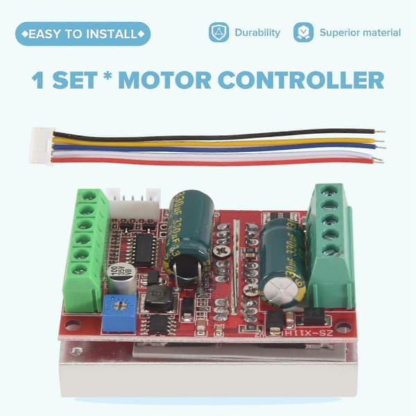 6X DC 6-60V 400W BLDC Trefaset DC Børsteløs Motor Controller PWM Hall Motor Kontrol Driver Board 12V 24V 48V