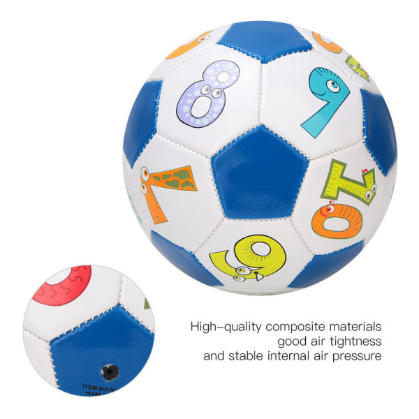 Barnefotball slitesterk oppblåsbar barnehage i mykt skinn tilgjengelig (digital)