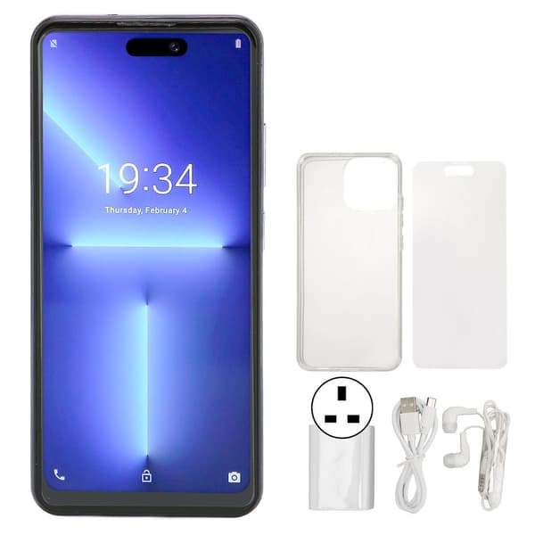 6,6\" Android 12 Smartphone: 6 GB RAM, 128 GB ROM, 5000 mAh, 13 MP Kamera, MTK6889 CPU
