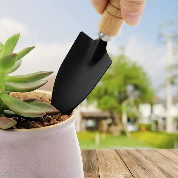 Puutarhanhoitolapiot Puutarhatyökalut Käsilapio - 3-osainen set Pieni puutarhaharava Ergonomiset puutarhanhoitokäsityökalut
