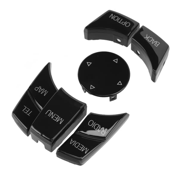 Sentralkonsoll Multimedieknappsett Multi Media Kontroll Tastdeksel for E84 E70 E71 E72 E81 E82 E Chassi Glossy Black