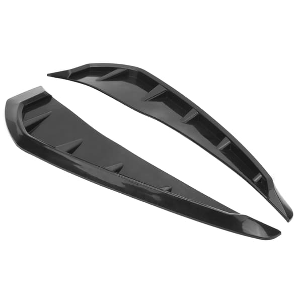 Universal Bil Udvendig Indvendig PU Blank Sort Gummi Ventilationsdæksel Trim