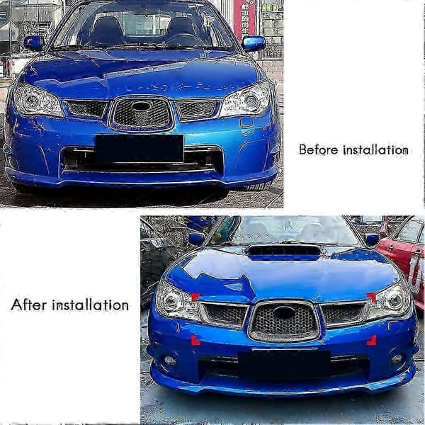 Bilgrill Frontpansergrill for Subaru Impreza WRX STI 2006-2007 - L