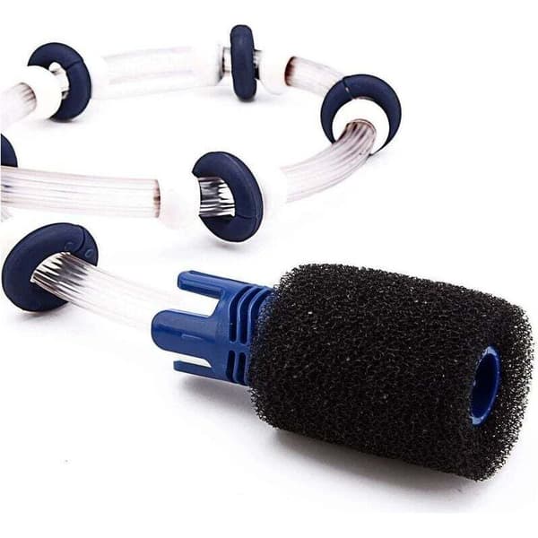 RTGPT anti-stænkdyse med 6 skumbørster til Polaris 280 poolrobot, svarende til Tail Sweep Pro TSP10S...