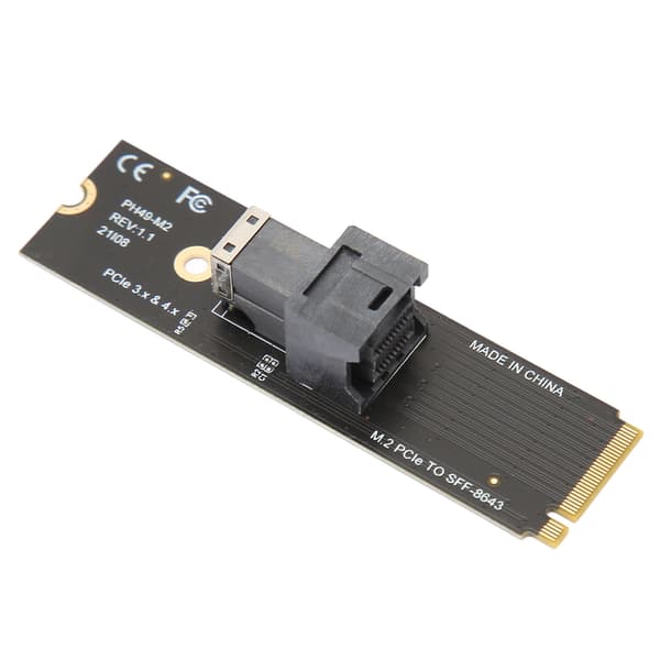 M.2 PCIE 4.0 til SFF8643 U2 Adapter M.2 NVME til SFF 8643 Adapter med SFF8643 til SFF8639 Adapterkabel