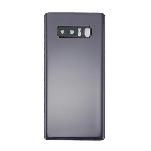 Til Galaxy Note 8 bagcover med kameralinsedæksel Grey