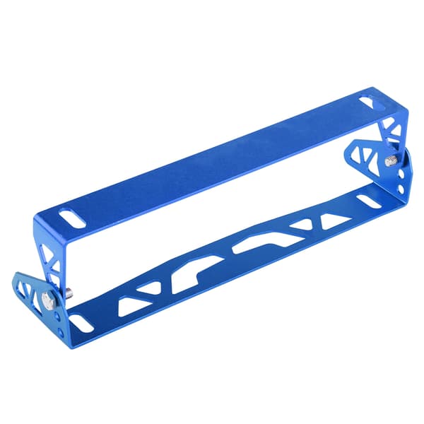 Universal Bilstyling Aluminium Skiltramme Justerbar Racing Nummerholder Blå
