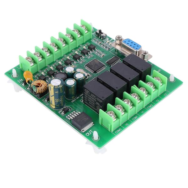 Plc Fx1N-10Mr Industriell Kontrollkort Plc Smart Hemkontroll Programmerbar Green