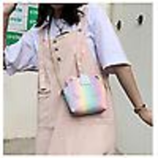 Unicorn Purse Paljett Crossbody vesker Søte barn kvinners skulderveske Rainbow