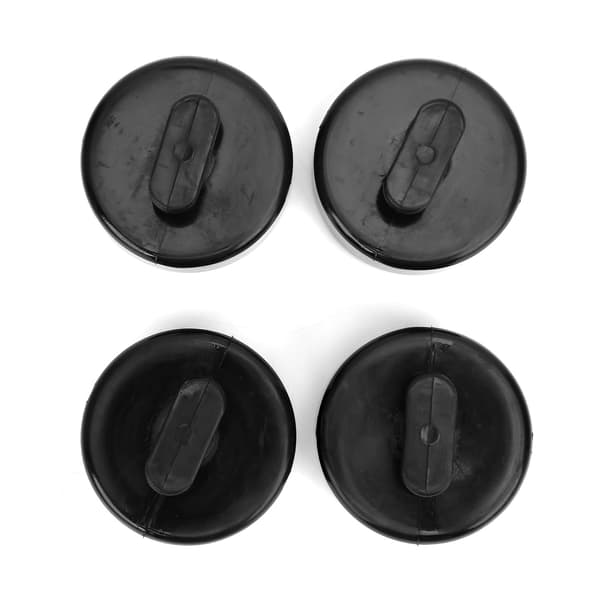 4st Domkraft Lyftplatta Gummisvart Biltillbehör Passar Corvette C5 C6