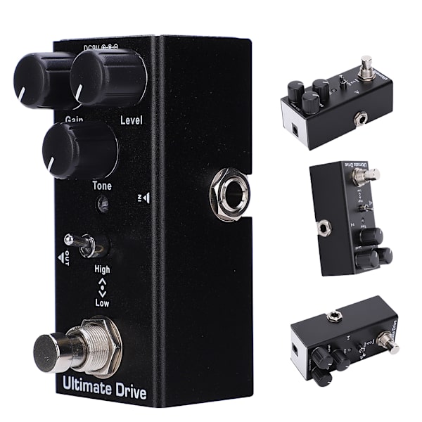 Ultimate Drive Mini Single True Bypass Gitarr Effekt Pedal 9V DC JDF-2