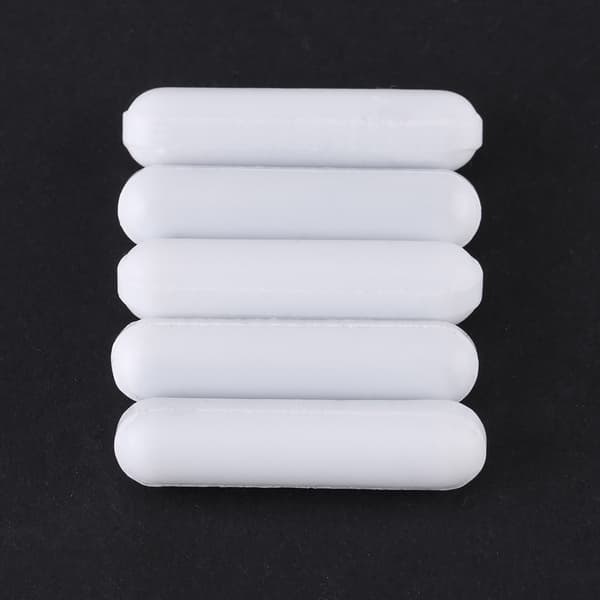 Vita PTFE Magnetomrörare Set 5 Delar