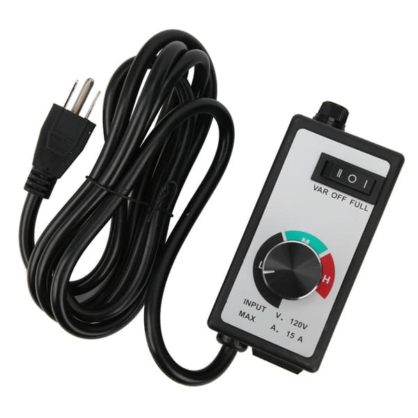 Elektronisk ventilatorstyring med variabel hastighed 120V 1500W 15A US-stik 2M ledning