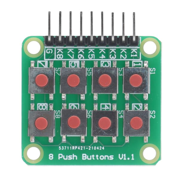 Knapp Nyckelmodul 2x4 Matrix 8 Tryck Micro Switch Enkel Chip Mikrodator