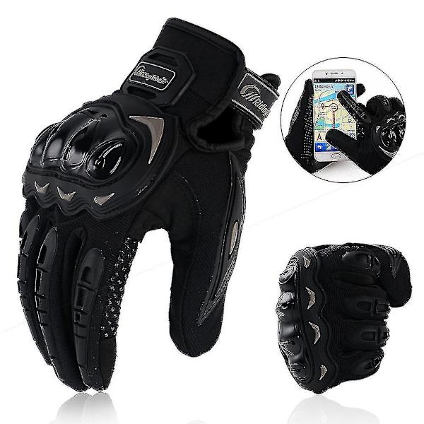 Käsine Moottoripyörä Miesten Guantes Moto Gant Kosketusnäyttö Hengittävä Moottoripyörä Kilpa Ratsastus Pyörä Suojakäsineet Kesä Xinda red XXL