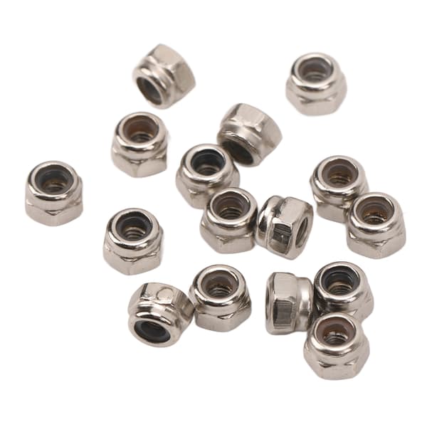 40 stk RC hjullåsmutter Jern M2.5 Hex tilbehørssett for Traxxas 1/18 klatrebil