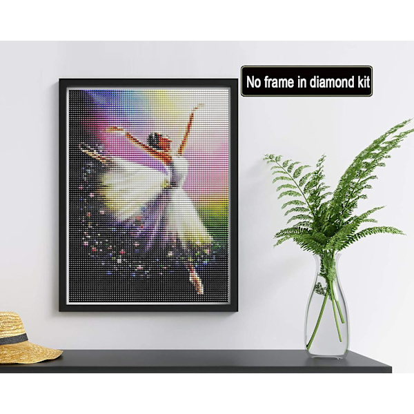 Diamond painting DIY Diamond painting Dans Kvinna Full Drill Broderi Strass Diamond painting Set 30x40cm,