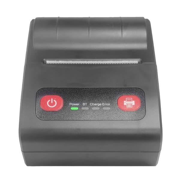 58 mm mini termoprinter, USB og Bluetooth, kompatibel med Android iOS Windows, bærbar