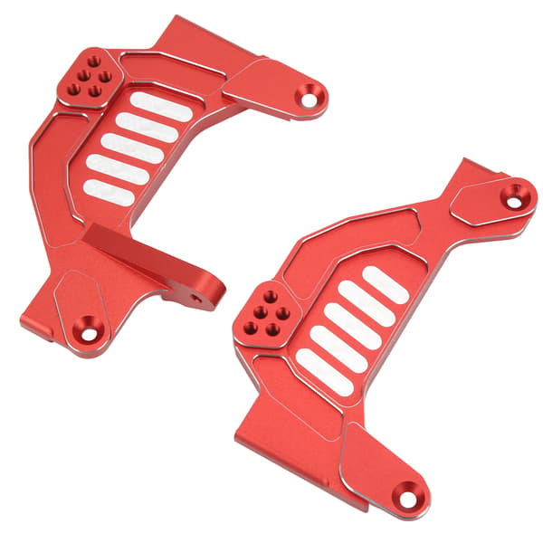 RC Front Støtplat Byte Aluminiumlegering Front Støttårnplate for Axial SCX6 1/6 RC Bil Rød