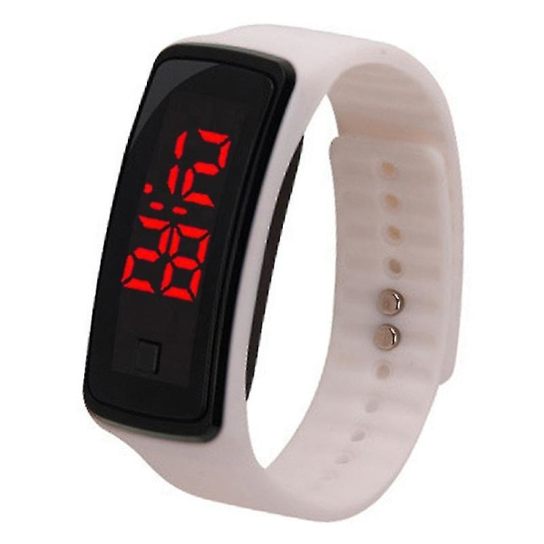 Mænd Kvinder Digital Armbåndsur Led Armbånd Silikone Band