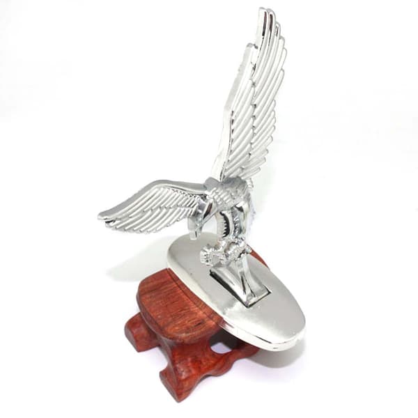 3D Emblem Front Panser Ornament Bilbeskyttelse Krom Ørnemerke Auto