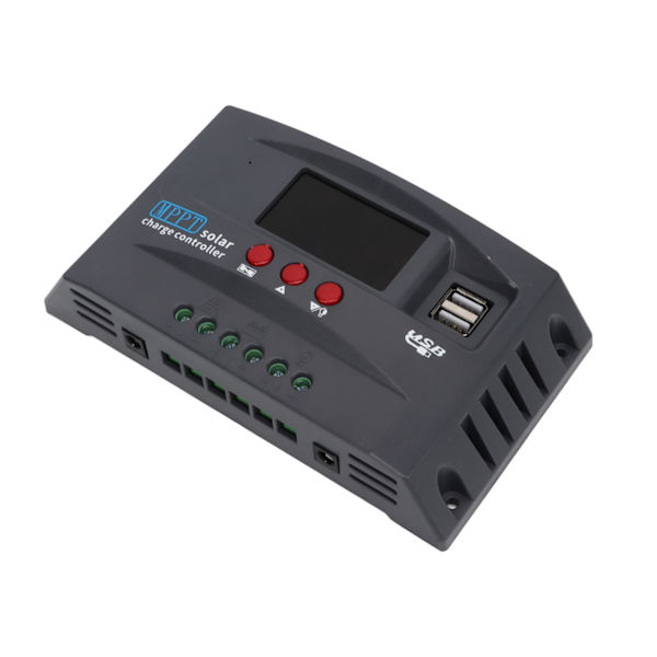 MPPT Solar Charge Controller 12V 24V 10A Automatisk Smart Justering til Solcelleanlæg