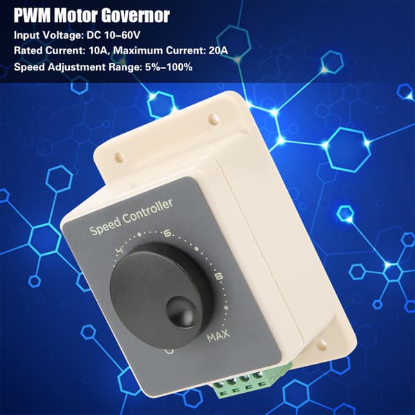 Højeffektiv Motorhastighedsregulator 12V 24V 36V 48V 20A