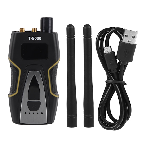 T-8000 RF Signal Detector: GSM Audio Finder & GPS Bug Scanner - Anti-Spy Device