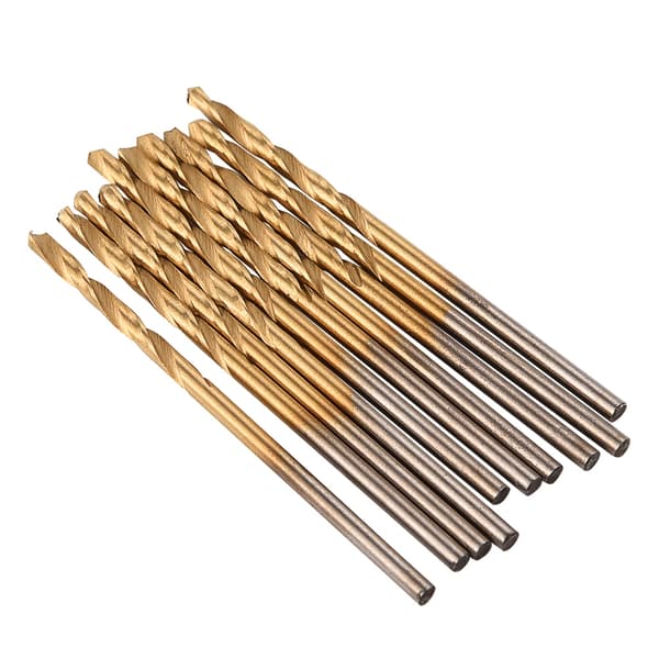10 st Micro HSS Borr Set 2mm Skaft Elektrisk Borrverktyg