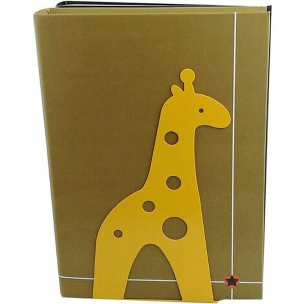 Giraffe skridsikre jernbogstøtter til børn Bibliotek Skolekontor Hjem Gul