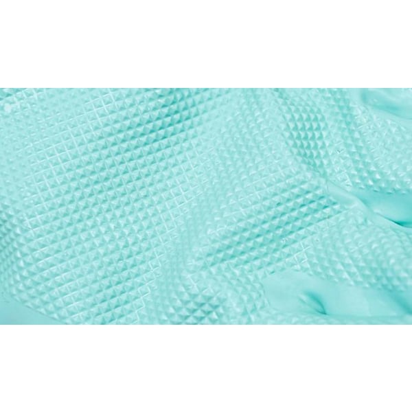 2 Pack Latex Cropped Housework Handsker Vandtætte og holdbare Mint Green