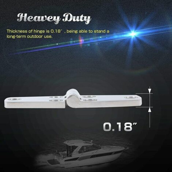 Marine hængsler Rustfrit stål dørhængsler Rustfrit stål bådluge Hængsel Heavy Duty Hardware Marine Hinge Boat Platfor